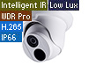 4MP H.265 Low Lux WDR Pro IR Eyeball IP Dome