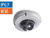 2MP H.264 Low Lux WDR IR Mini Fixed Rugged IP Dome