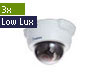 1.3MP H.264 3X zoom Low Lux WDR IR Fixed IP Dome