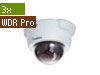 3MP H.264 3X zoom WDR Pro IR Fixed IP Dome 